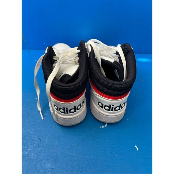 adidas Hoops 3.0 Mid Black White Hightops Size 8 main image 5